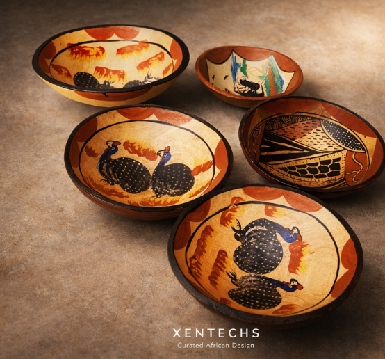Guinea Fowl Heritage Bowl Collection