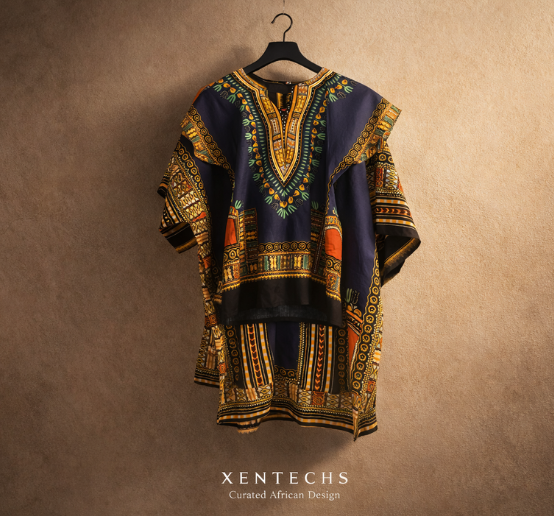 Midnight Heritage Dashiki Set